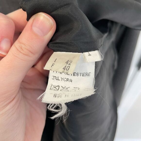 Christina Gavioli Wool Blend Gray Pencil Dress Jacket Suit Women’s Size 8 US - Picture 9 of 12